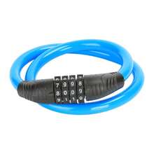 4 位自行车锁 - 23.62 英寸（60 厘米）长可伸缩安全自行车锁，防盗配件适用于山地车、公路车、电动自行车、踏板车