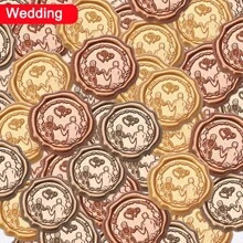 Wax Seal Stickers - Wedding Invitation Envelope Seal Stickers, 30pcs Self-Adhesive Wax Seal Stickers, Perfect For Engagement/Wedding Invitations, Gift Packaging, Envelopes, Souvenir Decorations, Indoor/Artistic Decorations,Back To School,School Supplies