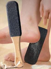 1pc Professional Pedicure Rasp Tool, Foot Cleaner Pedicure, Foot File Pumice Stone, For Dead Skin Crack Heels, Beech Wood Foot File Rasp, Callus Remover, Foot Scrubber, Pedicure Tool, Professional Pedicure Supplies, Removes Dead Skin & Calluses, Foot Care Foot, Rasp Massage, For Men And Women.
