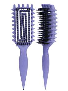 卷发梳 Candybrush 卷发定型梳，适用于女士、男士、干湿发质，可顺滑、定型和定型卷发，适合返校季、旅行度假必备品、女士发饰 - 彩色 - 查看 11