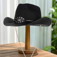 Women Funny Hat - 黑色 - 查看 3