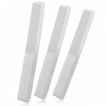3 Pieces Metal Hair Comb, Stainless Steel Fine Cutting Hair Styling Hairdressing Salon Detangler Comb For Women And Men(Fine Cutting Comb) - Barber Comb - View 1