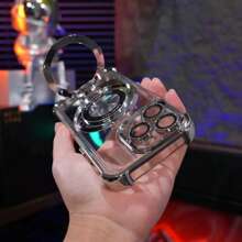 Funda de teléfono transparente, a prueba de agua y golpes, resistente a los arañazos, con soporte magnético en las 4 esquinas anti-caída para Poco X7 Pro/X6Pro/X5/X4 GT/X3Pro/F7Pro/F7Ultra/F6Pro/F5 Pro/F4/F3/M6 Pro/C61/C65/C75