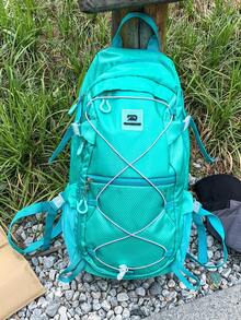 Unisex Lightweight Outdoor Mountaineering Backpack, Fashion Contrast Color Multi-Pocket Zipper Student Schoolbag, Large Capacity Drawstring Travel Backpack, Outdoor Camping Backpack, Men's Hiking Sports Water-Resistant Travel Bag Back-To-School Season Holiday - Multicolor - View 13