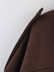 Giacca bomber da donna alla moda, con colletto alla coreana, maniche lunghe, con zip, modello ampio