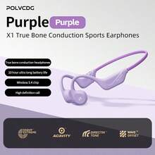POLVCDG X1 无线运动耳机，开放式耳机，具有降噪和语音通话功能，Type-C 充电，3D 立体声，不防水，适合骑行和锻炼，兼容智能手机 - 彩色 - 查看 14