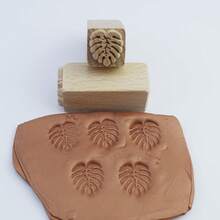 2cm Square Clay Texture Stamp Block Pottery Ceramic Embossing Stamping Seal For Polymer Clay Impression Art Hobby Tool
