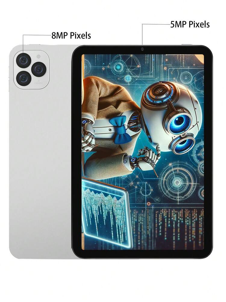 Qetupa Android 14 Tablet,10.1 Inch 4GB RAM+128GB ROM/8GB RAM+256GB