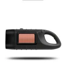 1 Pieces Hand Crank Solar Powered Flashlight Emergency LED Survival Light Dynamo Flashlight Torch For Outdoor Sports Hiking Camping