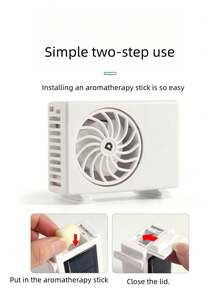 Mini Air Conditioner Model Diffuser Ornament For Car, DIY Car Vent Fragrance Diffuser, Long-Lasting Scent Car Interior Decoration - Multicolor - View 5