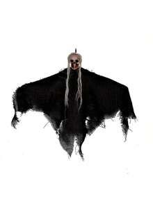 1 szt. wisząca dekoracja w kształcie ducha na Halloween, upiorna dekoracja na werandę i podwórko