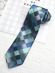 1pc Unisex Casual Polyester Plaid Bow Tie, Suitable For All Seasons - Multicolor - View 7