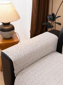 1pc All-Season Sofa Cushion Cover, Modern Minimalist Anti-Slip Sofa Seat Pad, Dust-Proof & Washable Sofa Slipcover For Bedroom, Office, Living Room, L-Shaped Sofa, 1-2-3-4 Seater Sofa, Gray, Soft, Colorfast, Pet-Friendly