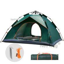 NetHong 3-4 Man Automatic Instant Pop Up Camping Tent Waterproof Outdoor Family Shelter - Multicolor - View 6