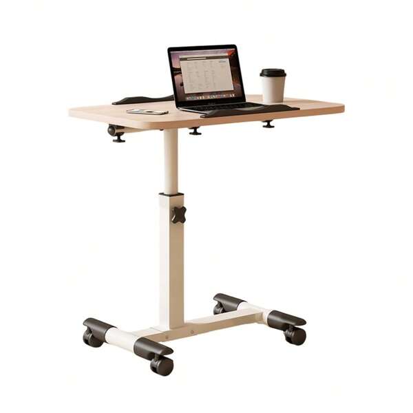 Überbetttisch, Mobile Krankenhaus Nachttisch mit Kipptisch, Verstellbare Höhe über den Betttisch mit Rädern, Rollstehender Laptop Schreibtisch Betttisch für Krankenhaus