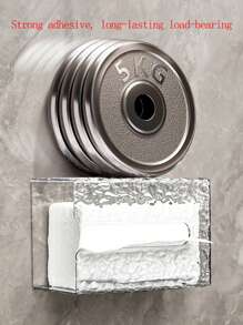 Acrylic Tissue Box Holder, Customizable Logo Printing, Luxury Clear Crystal-Like Pattern, Hotel/Home Use, Waterproof For Bathroom, Rustproof Wall-Mounted With No Drilling, Easy Refilling, Inverted Stick-On Design, Bathroom Storage Organizer