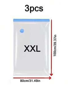 15/10/5/1pcs Vacuum Compression Storage Bags, Travel Garment Organizer Bags With Hand Pump, Multi-Size Options (3XL+2XL+XL+L+M+S), Household Luggage Bags, Dust-Proof Clothing Compression Bags, Wardrobe Storage Compression Bags, Foldable Storage Bags, Transparent Compression Bags, Bedding Compression Bags, Moisture-Proof Compression Bags - Multicolor - View 22