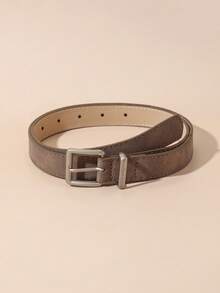 1 pièce Ceinture vintage en PU à boucle déchirée pour femmes, convient aux jeans et robes, accessoire décoratif polyvalent pour l'automne, l'automne et Halloween - A - Voir 25