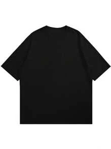 T-shirt court à manches imprimé personnalisé pour hommes, confortable et respirant, tenue d'été, mode
