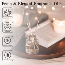 Almond & Vanilla Fragrance Oils for Diffuser, 3.38FL.OZ Aromatherapy Oils for Home, Perfect for Humidifiers - 100 ml - Übersicht 4