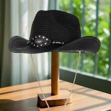 Women Funny Hat - 黑色 - 查看 4