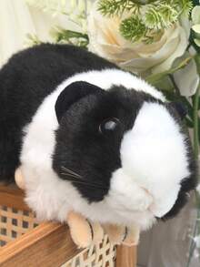 可爱的豚鼠毛绒玩具 - 柔软的涤纶填充动物，适合青少年，是送给男孩和女孩的完美圣诞节或生日礼物，有四种颜色可供选择 - 彩色 - 查看 8