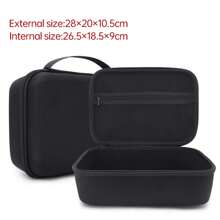 Multi-Sizes Waterproof Hard EVA Case Storage Bag Travel Motorcycle Charger Bag Shockproof Protect Electric Car Power Organizer