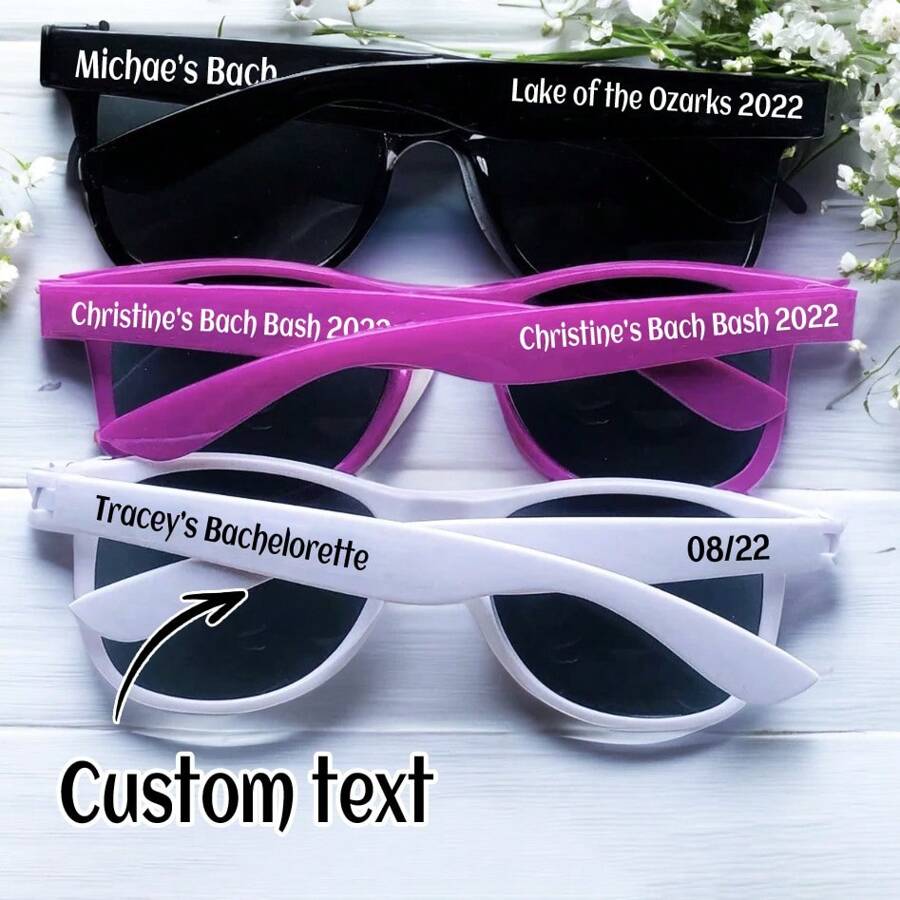1 Stück individuell gestaltbare vintage Modebrillen, Partymodebrillen, Hochzeitsparty Modebrillen, anpassbarer Text, Reiseessential, tolles Geschenk für Familie, Freunde, Liebste, Urlaubsgeschenk, einzigartiges Geschenk, personalisierte Modebrillen