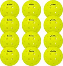 Pelotas de pickleball Franklin Sports X-40 para exteriores - Pelota oficial de pickleball de EE. UU., APP Tour + US Open - Tamaño reglamentario - Multi - Ver 1