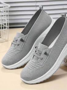 Neue Design Lässig Schuhe für Frauen, bequemer Weite Zehenbox geeignet für mittelalterliche und ältere Mütter