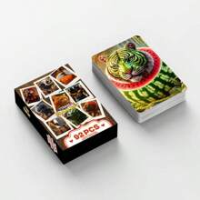 pokemon 92PCS Italian Brainrot Animals‌ TungTungTung Sahur, Tung Tung Sahur Card, Tralalero Tralala, Lirili Larlla, Bombardiro Ctocodilo, Boneca Ambalam, Brr Brr Patapim, Suitable For Party Games, Card Collection, Party Gifts, Themed Party Games, Birthday Gifts