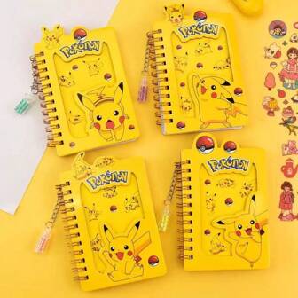 pokemon Pokemon Pikachu Notebook - Energetic Pokemon Themed Notebook, Suitable For Note-Taking, Sketching And Collection, Durable And Fashionable, Great For Students And Pokemon Fans