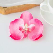 5 件套女士多色仿兰花发夹，适合海滩、度假、派对、日常使用 - 彩色 - 查看 3