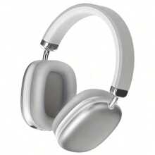 Bluetooth Headphone, Adjustable Wireless Headset For Phone / Computer, Sliver