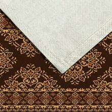1 Stück Tischläufer mit bohemianischem geometrischem Muster, 4/6/8 Stücke Platzmattenteller mit bohemianischem geometrischem Muster, geeignet für Feiertage, Partys, Geburtstage, Abendessen, Küchen- und Esszimmerdekoration, ganzjährige Raumdekoration, Tischtextilien-Tischläufer