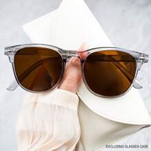 cabecade Klassische runde Rahmenbrille, perfekt für Musikfestivals und den Alltag, geeignet für alle Gesichtsformen, passend als Dekoration für Frauen und Männer
