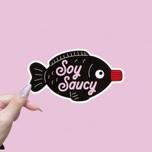 酱油乙烯基贴纸/笔记本电脑贴纸/贴花，第一天礼物，笔记本电脑，保险杠和学生装饰学校用品，返校