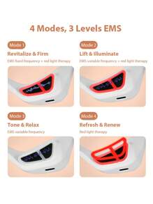 Red Light Theraphy 3D Eye Beauty Instrument Micro-Current Pulse Eye Relax Eye Massager Anti Eye Fatigue Electric Eyes Massage Beauty Remove Anti Wrinkle Eye Relaxtion Reduce Wrinkles And Dark Circle Remove Eye Bags Massager Beauty Tool Under-Eye Glasses Massager Women Gifts