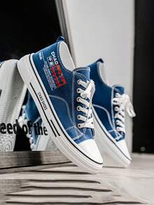 Students' Canvas Shoes, Summer Men's Comfortable Lightweight Breathable New Versatile Popular Casual Athletic Skateboard Shoes For Teenagers