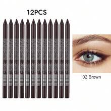 12PCS Colored Eyeliner Gel Pens Automatic Rotating Glue Eyeliner Pen Waterproof, Not Easy To Remove Makeup Lasting, Not Easy To Smudge The Glue Eyeliner Pen - Nhiều màu - Xem 1