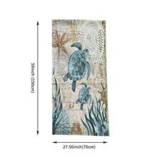 1pc Sea Turtle Beach Towel, Holiday Beach, Anti-Fouling Anti-Sand Fast Drying, Travel, Swimming, Swimming Pool, Multi-Purpose Beach Towel Beach Essentials - Multicolor - View 5