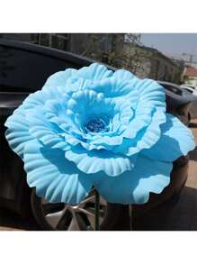 1pc Huge Artificial Silk Peony Flower Decoration,Artificial Large Peony Flower For Decoration, Artificial Peony Flower Faux Flower Realistic Large Simulation Flower Wedding Reception Props For DIY Craft Living Room Decoration, Indoor Outdoor Decoration, Valentine Day, Gift,Garden Decor,Outdoor Plant,Gardening,Fake Flowers