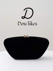 1 geantă de mână de lux din catifea, în formă de cutie, pentru petrecere, cu paiete, potrivită pentru banchet, bal, ținute formale, geantă crossbody pentru petrecere formală, geantă de petrecere, perfectă pentru petrecere, nuntă, bal, gală/banchet, accesoriu ideal pentru rochia de bal a femeilor, ținută de bal, rochie cu paiete, rochie strălucitoare, rochie elegantă a femeilor.