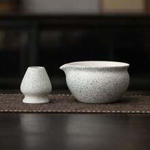 2PCS Japanese Style Ceramic Eagle Beak Dual Color Tea Bowls Set, High Temperature Fired, Easy To Clean Glazed Surface, Carefully Crafted, Anti-Slip & Elegant, Exquisite Gift Box Suitable For Birthday & Holiday Gifts, Suitable For Home, Office, Outdoor Camping Etc., Tea Whisk, Upright Tea Spoon, Teacup Holder, Song Dynasty Tea Utensil
