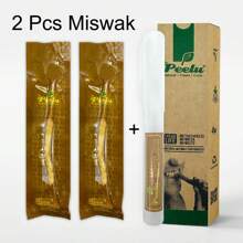 1pc Portable Box + 2Pcs Miswak Toothbrush Branch Toothbrush Traditional Toothbrush Stick For Healthy Gums Teeth Fresher Breath Creative Gift For Man Women