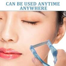 1 buc. Aparat de îndepărtare a părului facial reutilizabil pentru femei, specializat pentru îndepărtarea părului de pe buze, bărbie, obraz, gât, potrivit pentru față