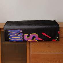 1pc New Music Youngsters On The Band Graphic Throw Blanket - Soft Flannel Lightweight Blanket For Sofa And Bed Decoration, 60in X 50in, 297gsm Single-Side Digital Printing, Four-Season Polyester Blended, Mixed Colors, Charming Style