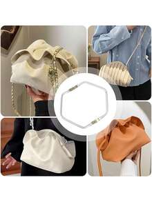 Forma de techo Reemplazo de asas en forma de U de aleación de aluminio de alta calidad con superficie lisa y mano de obra fina, proporcionando resistencia y ligereza, lo que lo hace ideal para crear artesanías de alta calidad.