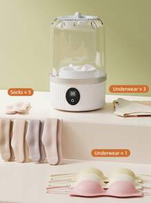 1pc Portable Washing Machine - Mini Laundry Cup, Small Washer For Underwear, USB Rechargeable, Must-Have For Travel, Dorm, Home - Perfect Gift For Girlfriend, Family, Relatives, Friends