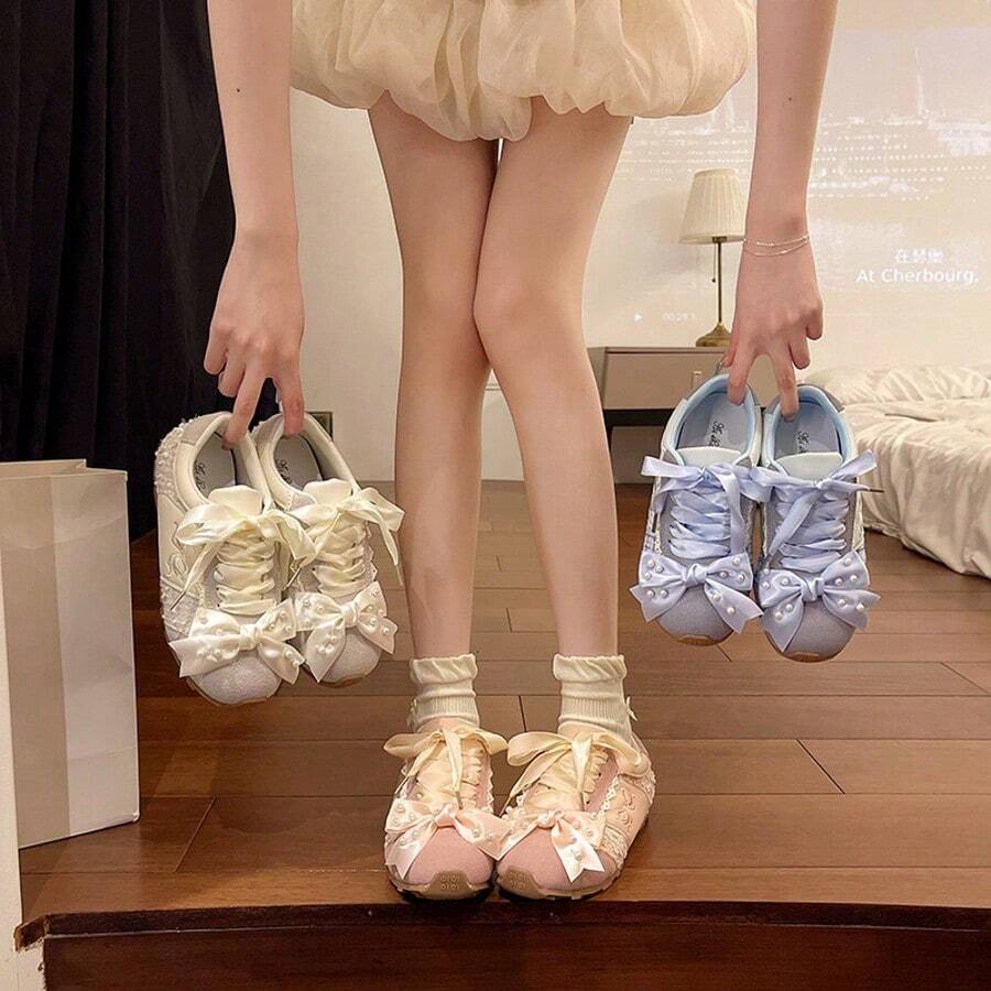 Women Flats - 藍色 - 查看 1